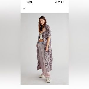 Free People Sunset Duster- Size Medium Oversized